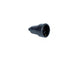 Conector macho de PVC de borde a tierra