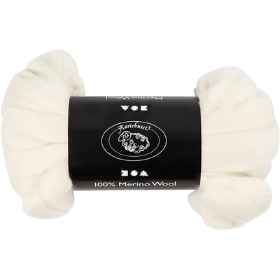 Lana merino Creative Company, spessore 21 my, bianco sporco, 100 gr 1 scatola