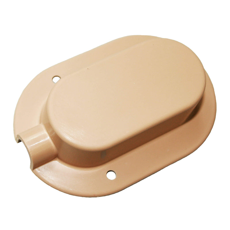 Tapa para entrada de cables beige - sin embalaje de venta