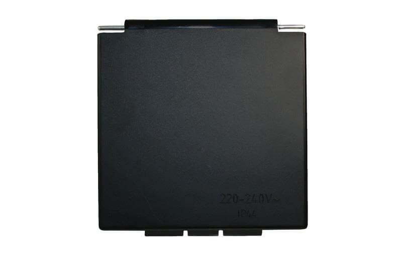 Tapa para cajas de entrada línea estándar negra - sin embalaje de venta