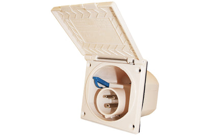 Casella di ingresso linea standard cee beige