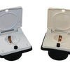 Presa da muro Schuko da esterno beige per roulotte e camper - senza confezione di vendita