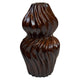 Vaso atmosfera signorile Anne Brown in ceramica 11x19,7 cm
