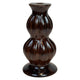 Mansion atmosphere candlestick brown ã˜7.7x15.5cm