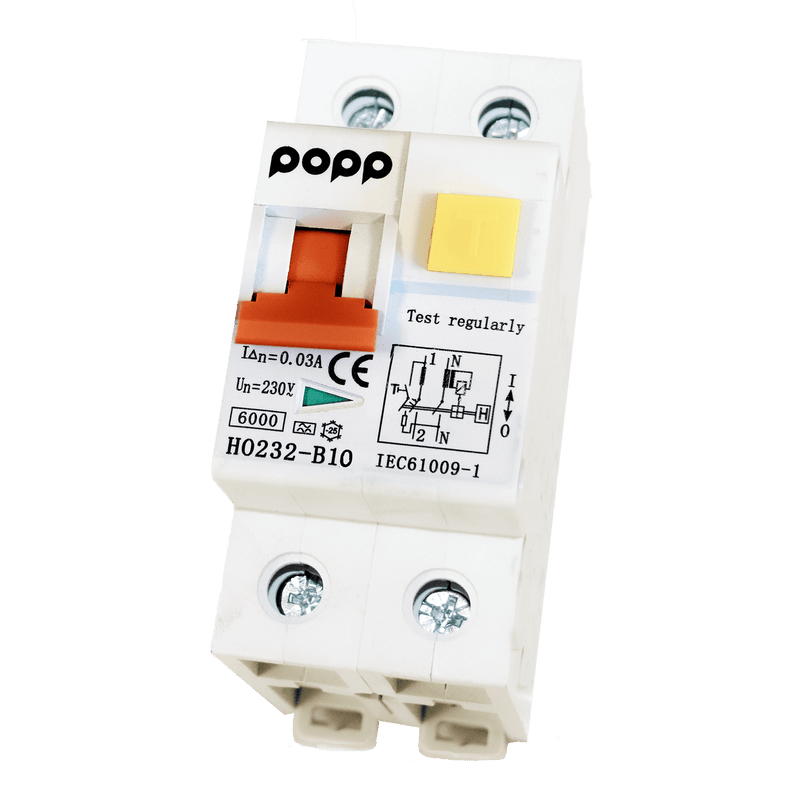 Interruttore differenziale combinato 30ma b10a tipo a