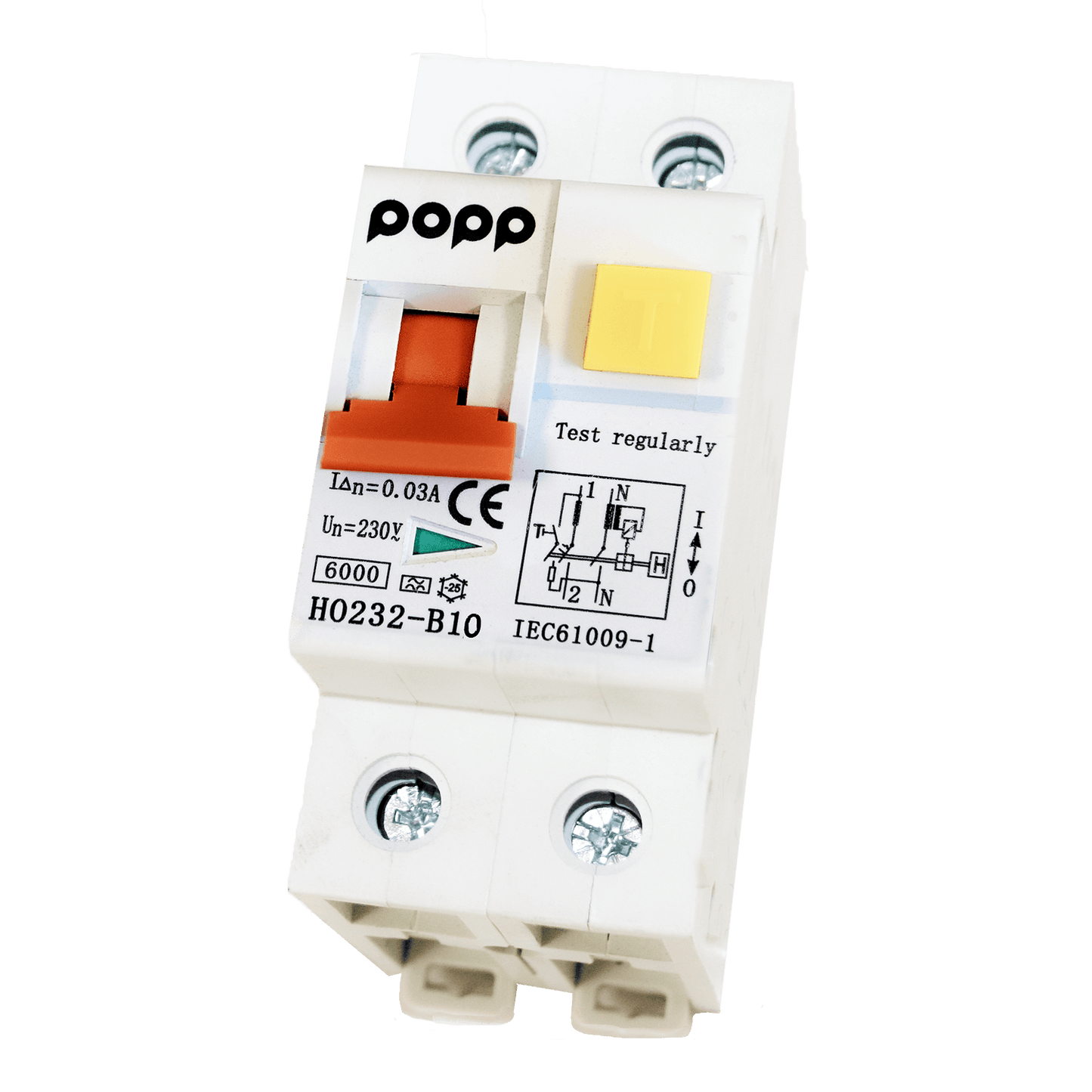 Combi earth leakage circuit breaker 30ma b10a type a