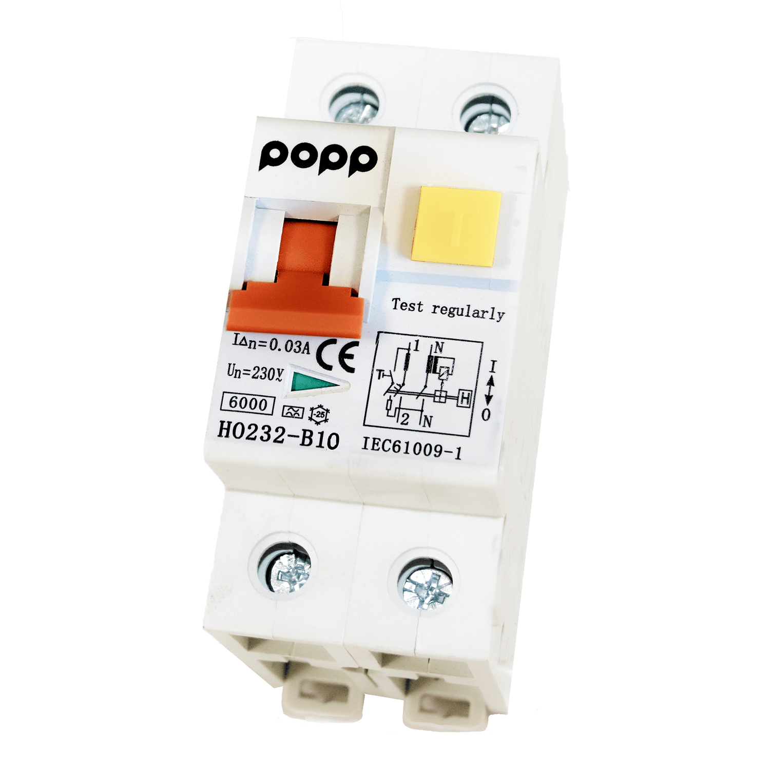 Combi earth leakage circuit breaker 30ma b10a type a