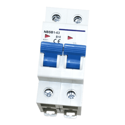 Automatische zekering dubbelpolig b10a - zonder verkoopverpakking
