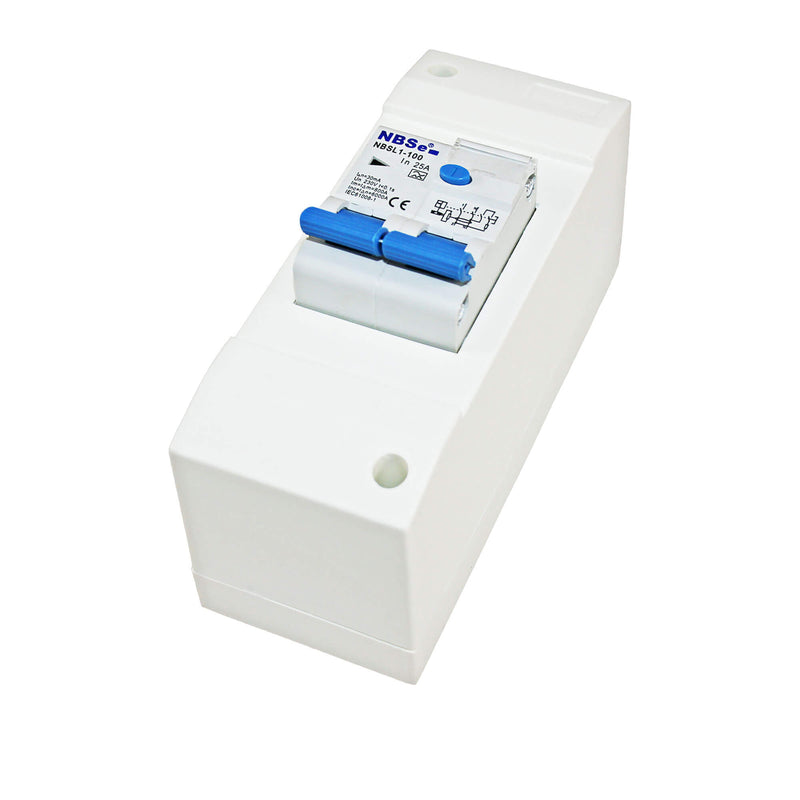 Fusible ngk 2 módulos con disyuntor diferencial de 30ma