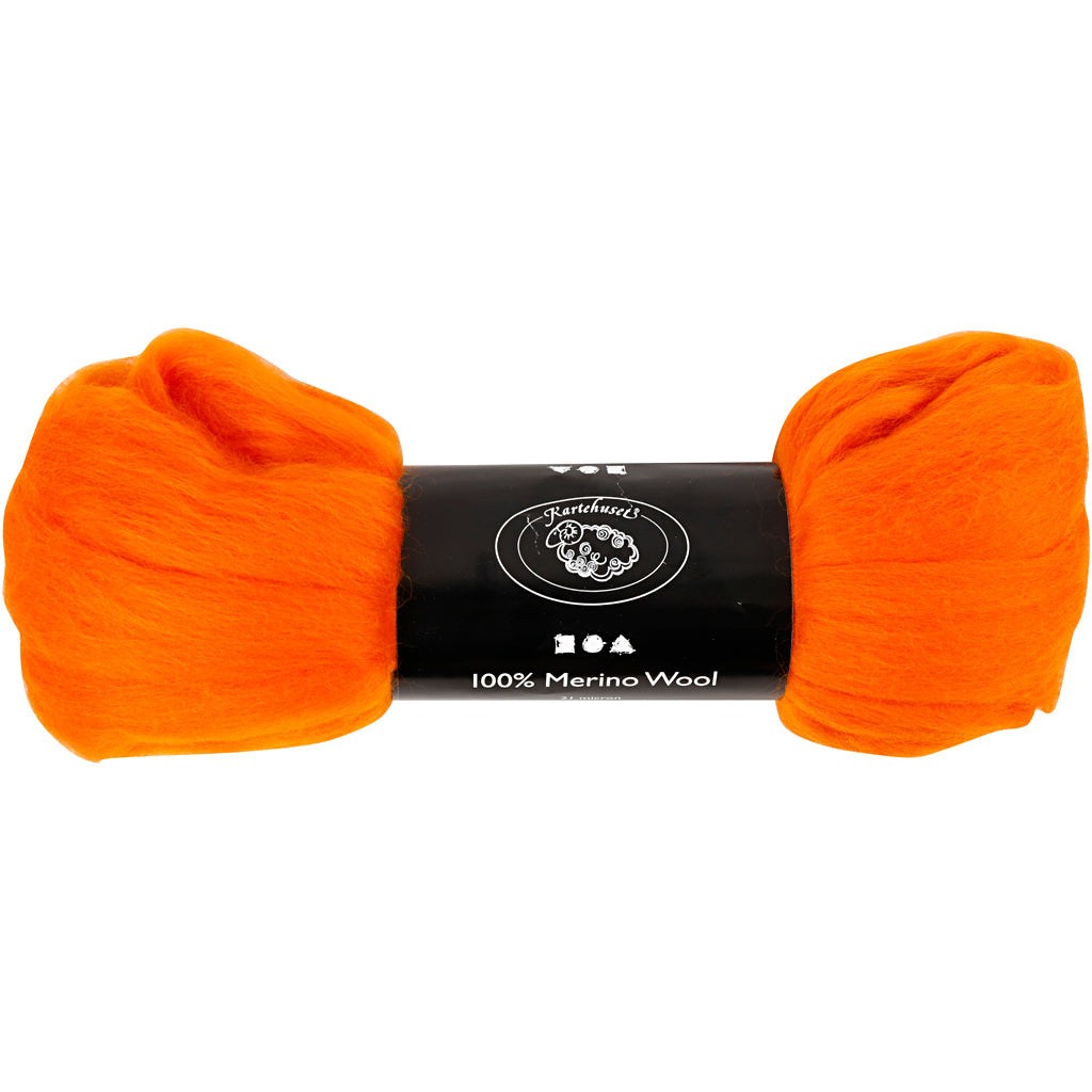 Creativ empresa lana merino, espesor 21 my, naranja, 100 gr 1 caja