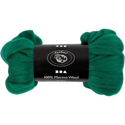 Lana merino Creative Company, spessore 21 my, verde, 100 gr 1 scatola