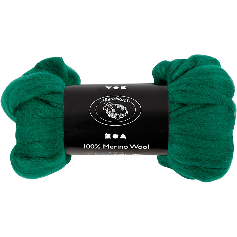 Creativ empresa lana merino, espesor 21 my, verde, 100 gr 1 caja