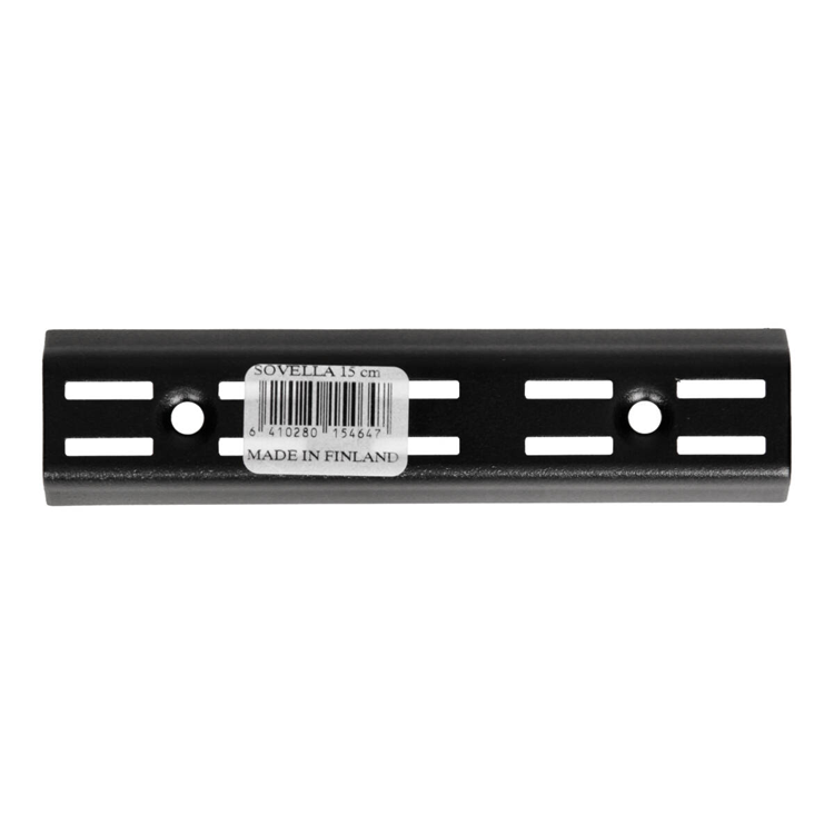 Sovella 1013146 - barra de pared negra 15cm | 10 piezas