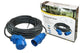 Ngk verleabel 20 metri neoprene 3x 1,5mm² - spina cee e raccordo ad angolo retto - in scatola