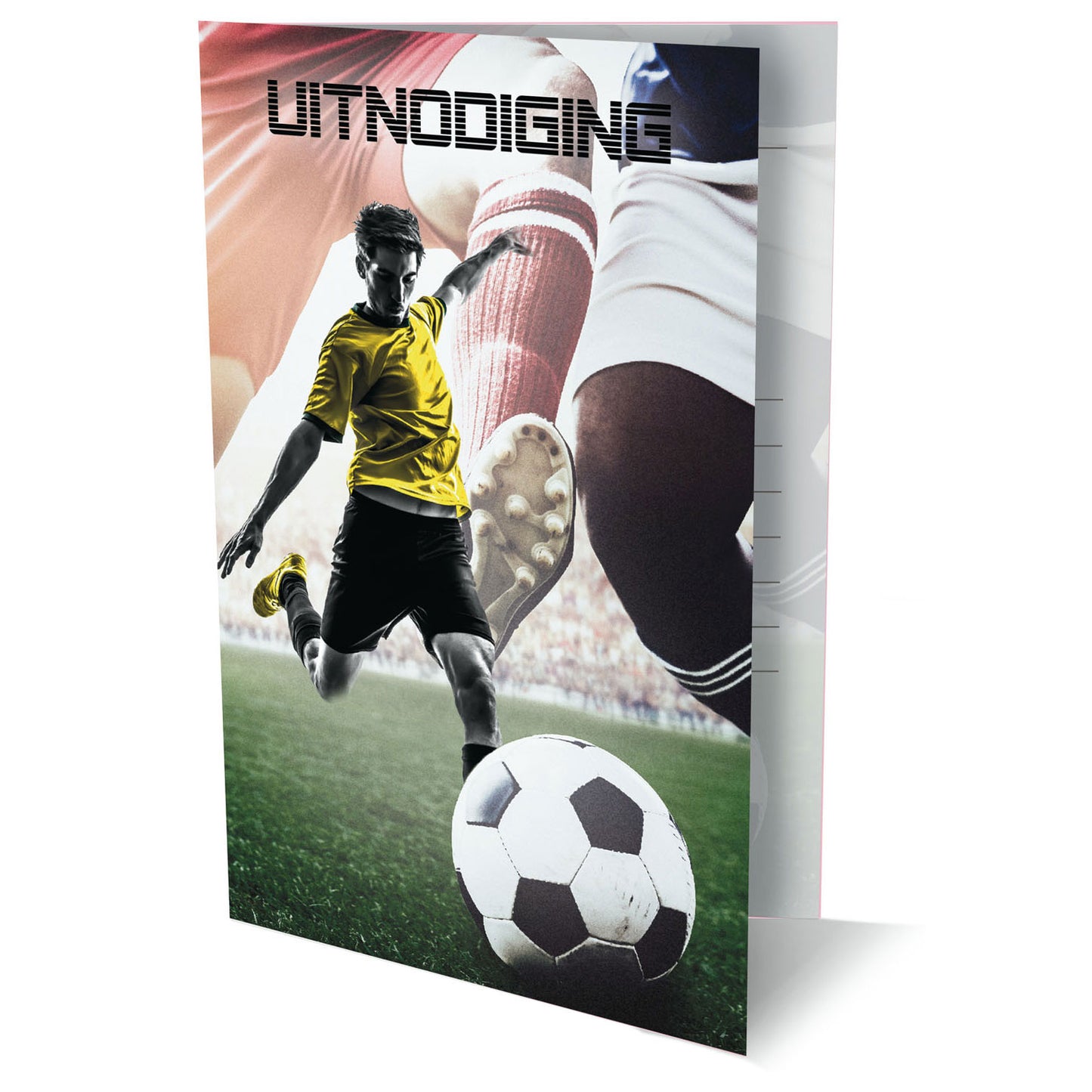Invitaciones de fútbol, ​​6 uds.