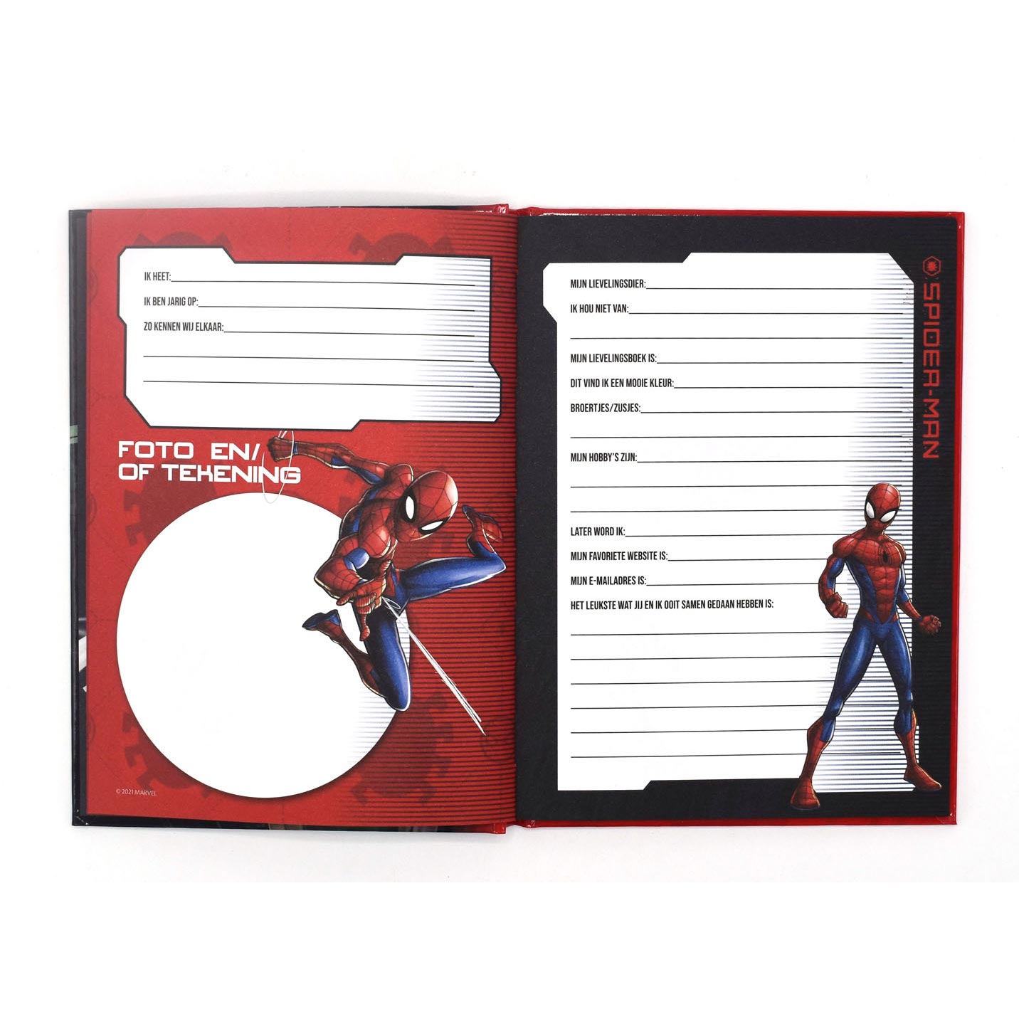 Libro de imágenes de amigos - spiderman