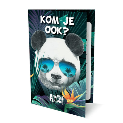 Invitaciones Animal Planet panda, 6 uds.
