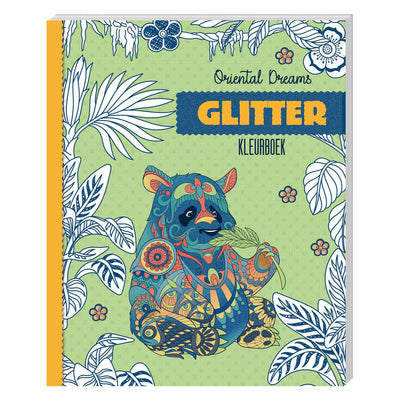Libro da colorare glitterato - sogni orientali