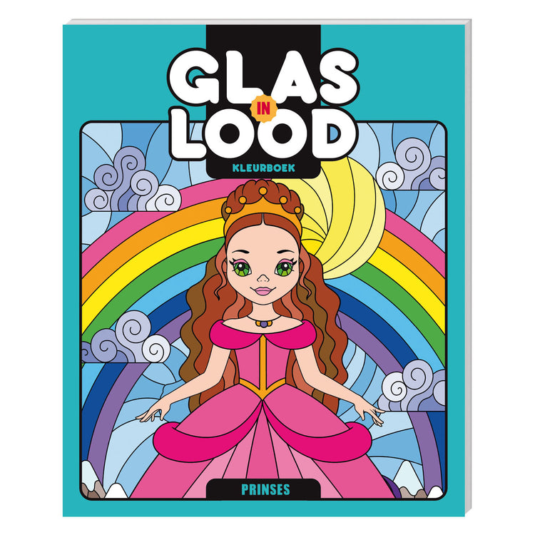 Libro para colorear vidrieras princesa