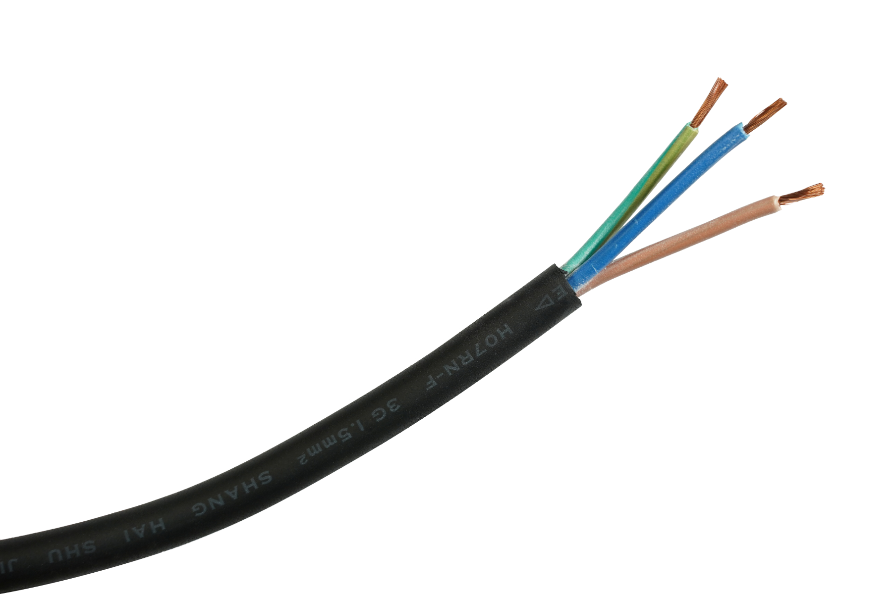 Neoprene cable 3x 1.5mm²