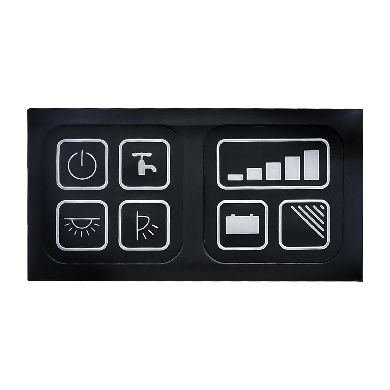 Kit PDU distribuidor de energía precableado con mazo de cables y panel de control