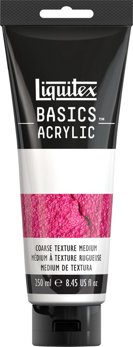 Liquitex basics texture grossa tubo medio da 250 ml - gel acrilico per effetti 3D strutturati - gel a texture grossa