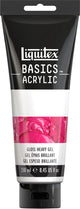 Liquitex 1041013 basics gloss heavy gel medium tubo da 250 ml - medium acrilico per tecniche di miscelazione a consistenza spessa - gel gloss heavy