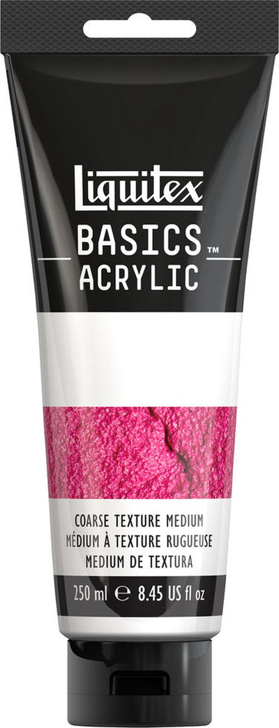 Liquitex basics textura gruesa media tubo de 250 ml - gel acrílico para efectos 3D estructurados - gel de textura gruesa