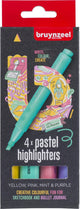 Bruynzeel Marking Pens Set pastel 4 colores