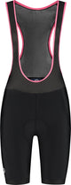 Rogelli core korte fietsbroek dames - bretels - zwart roze - l