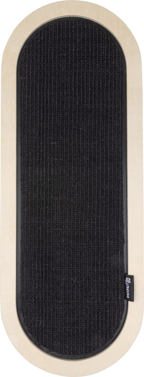 Tiragraffi da muro in sisal District 70 space - nero - 74 x 28 cm