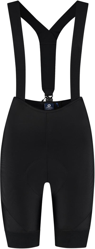 Pantaloncini da ciclismo Rogelli Detach II da donna - con camoscio e bretelle - pantaloncini da ciclismo - neri - taglia M
