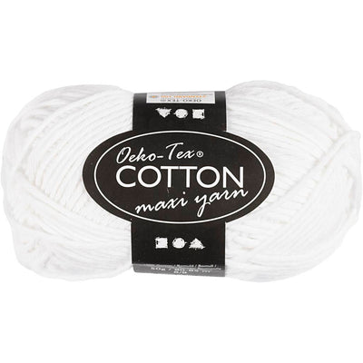 Creative Company Cotton Garen, White, 50gr, 170m