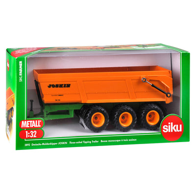 Siku 2892 trailer di Joskin 3-Wiels con scatola inclinata 1:32