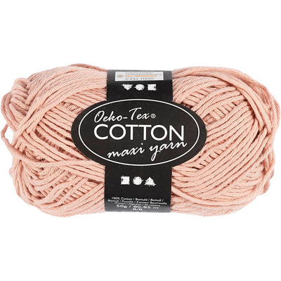 Creativ company katoengaren, afm 8 8, l: 80-85 m, beige, 50 gr 1 bol