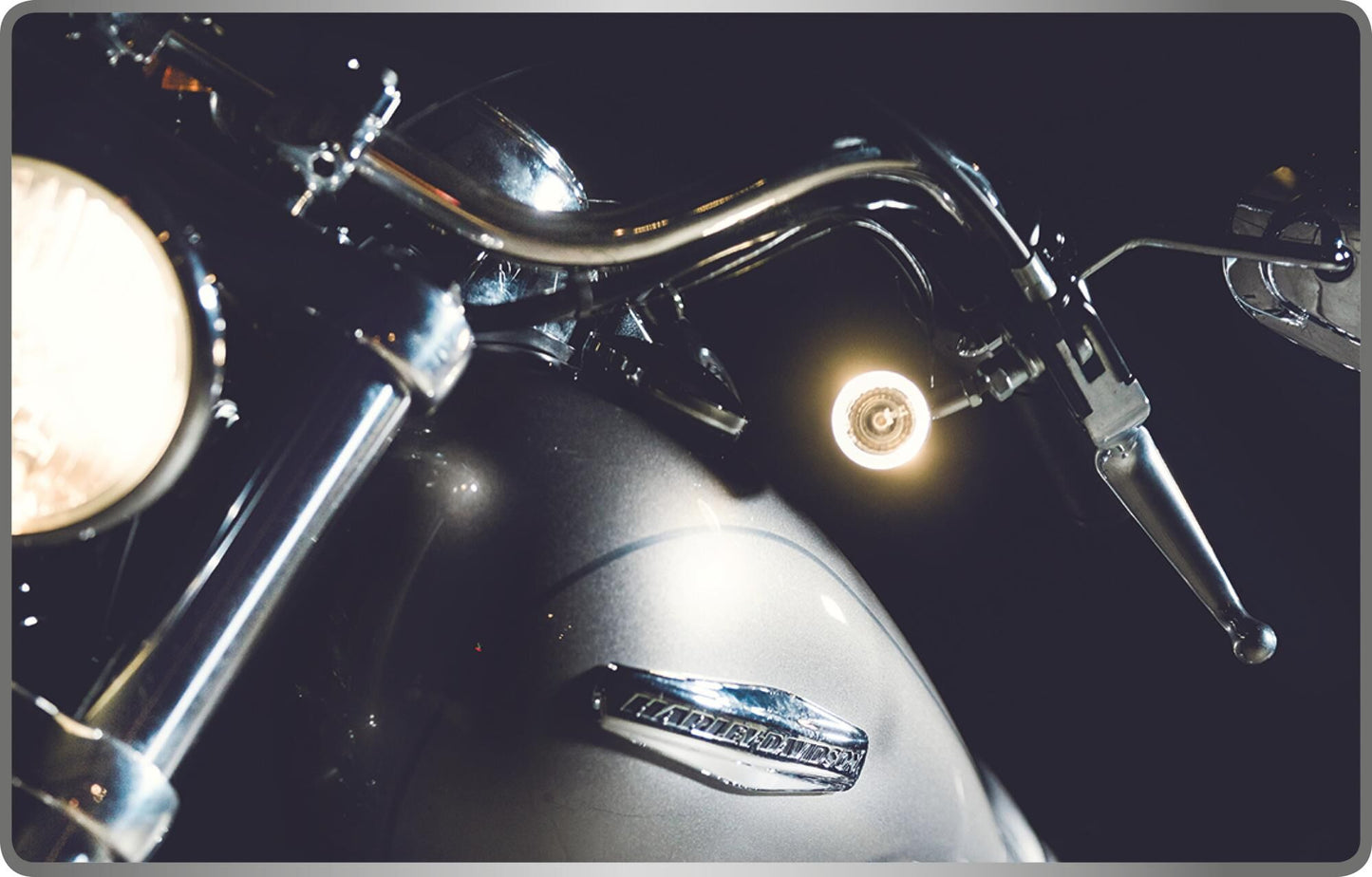 Kellermann KL Turn Signal Bullet 100 White, Chrome