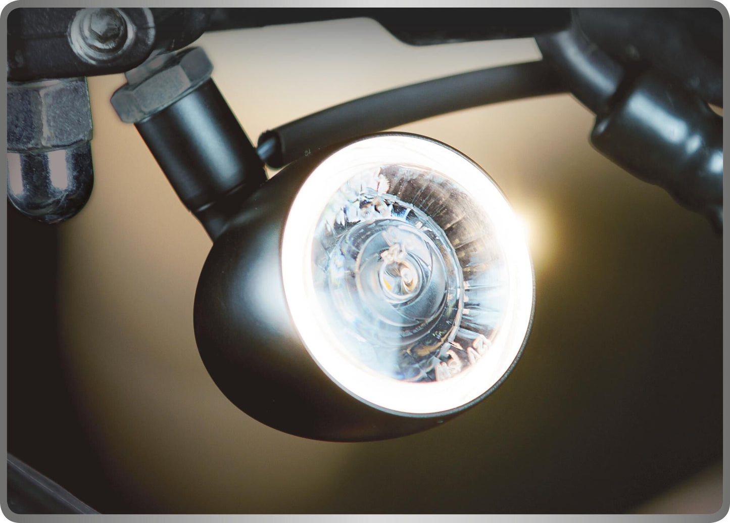 Kellermann Kl Turn Signal Bullet 100 White, Nero