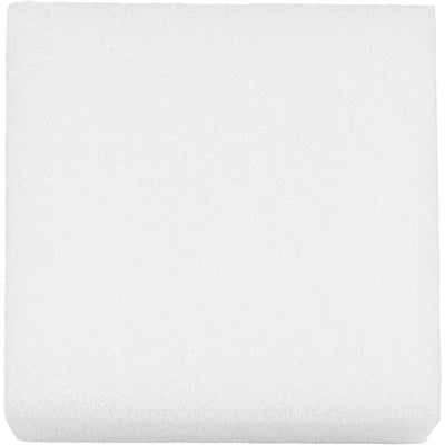 Bloque de espuma Creativ company para fieltrado punzonado, tamaño 20x20 cm, grosor 4,5 cm, blanco, 1 unidad