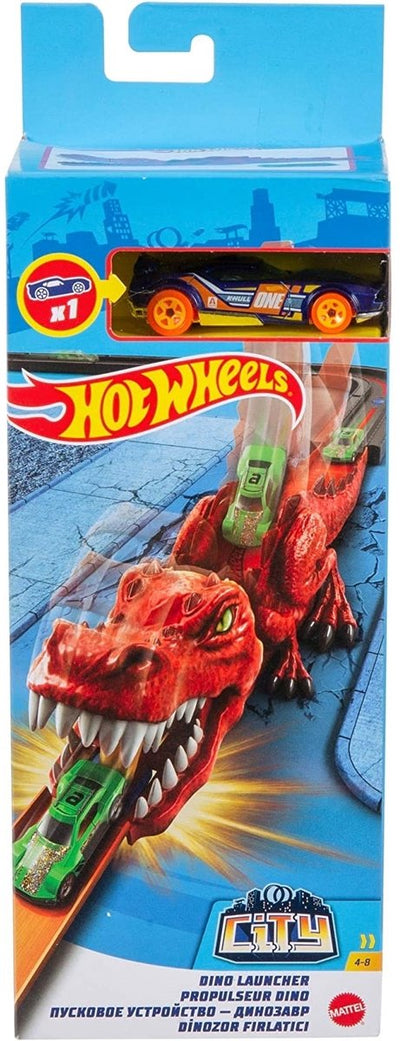 Hot wheels shark launcher - including vehicle 7 cm - figure set