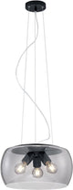Trio valente - hanging lamp - anthracite - excl. 3x e27 4w