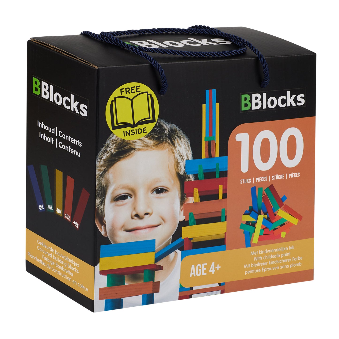 Blocks Building Boards Color, 100dlg.