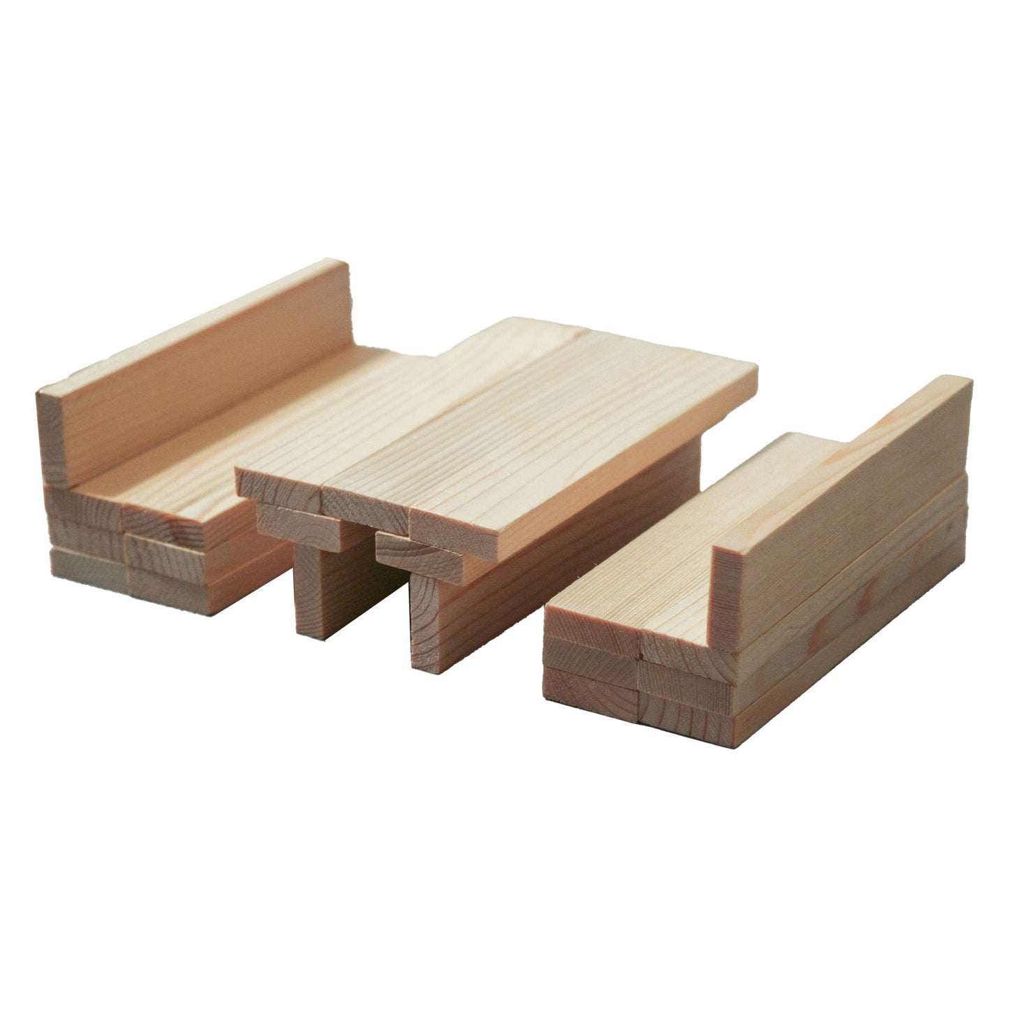 Blocks Building Boards en caja de almacenamiento, 500dlg.