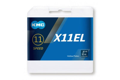 KMC Bicycle Chain X11el Silver 118 Schakels