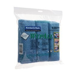 Paño de limpieza 8395 wypall 40x40cm poliéster azul 6 piezas