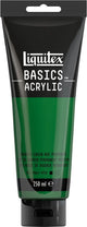 Liquitex 88700239 basics acrylverf hooker’s green hue permanent – 250 ml | kunstenaars acrylverf | middelmatige viscositeit | lichtechte kleur voor schilderen canvas