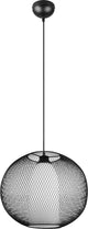 Trio filo - lampada a sospensione - nero opaco - escl. 1x e27 4,9 w - montaggio a soffitto - regolabile in altezza