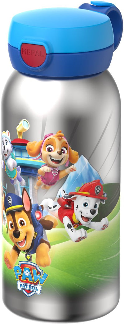 Borraccia termica Mepal con tappo flip campus - 500 ml - borraccia in acciaio inossidabile - a tenuta stagna - coperchio igienico - Paw Patrol Pups