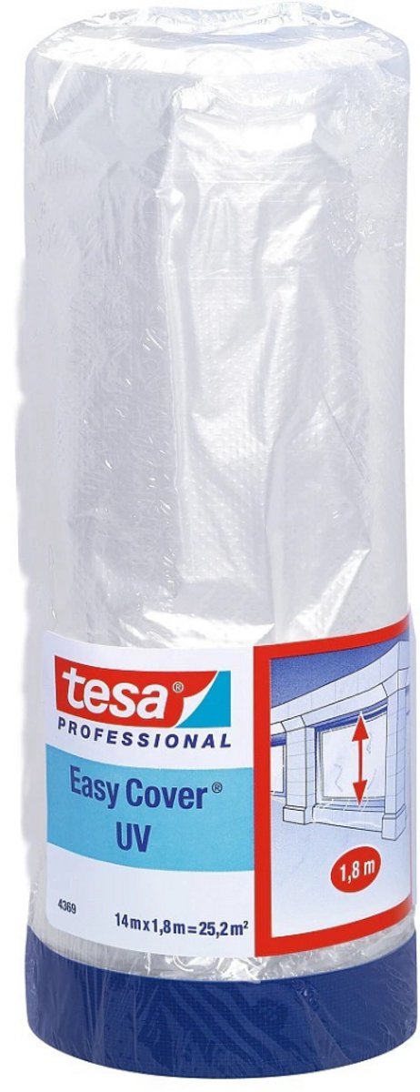 Tesa - Película de protección UV - autoadhesiva - 550 mm x 14 m - con cinta de tela