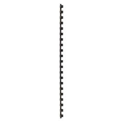 Binding spines gbc plastic a4 8mm black 45 sheets