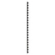 Binding spines gbc plastic a4 8mm black 45 sheets